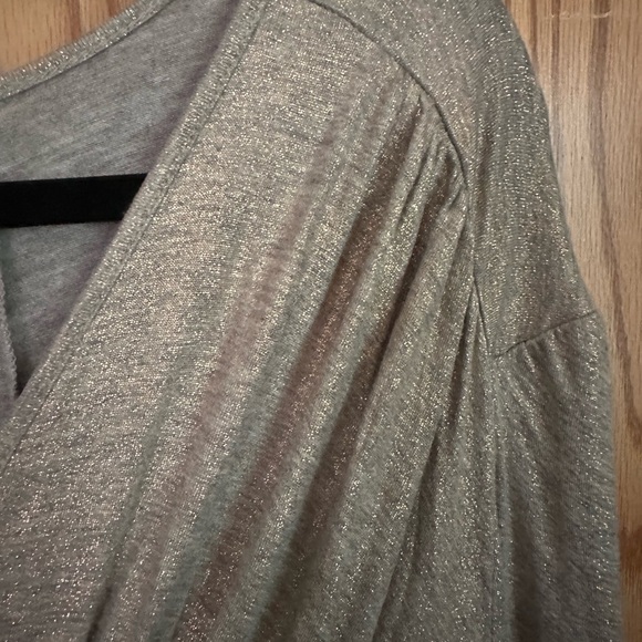 Melissa McCarthy Seven7 tunic empire waist long cuffed sleeves NWOT, v-neck 1X - Picture 3 of 10